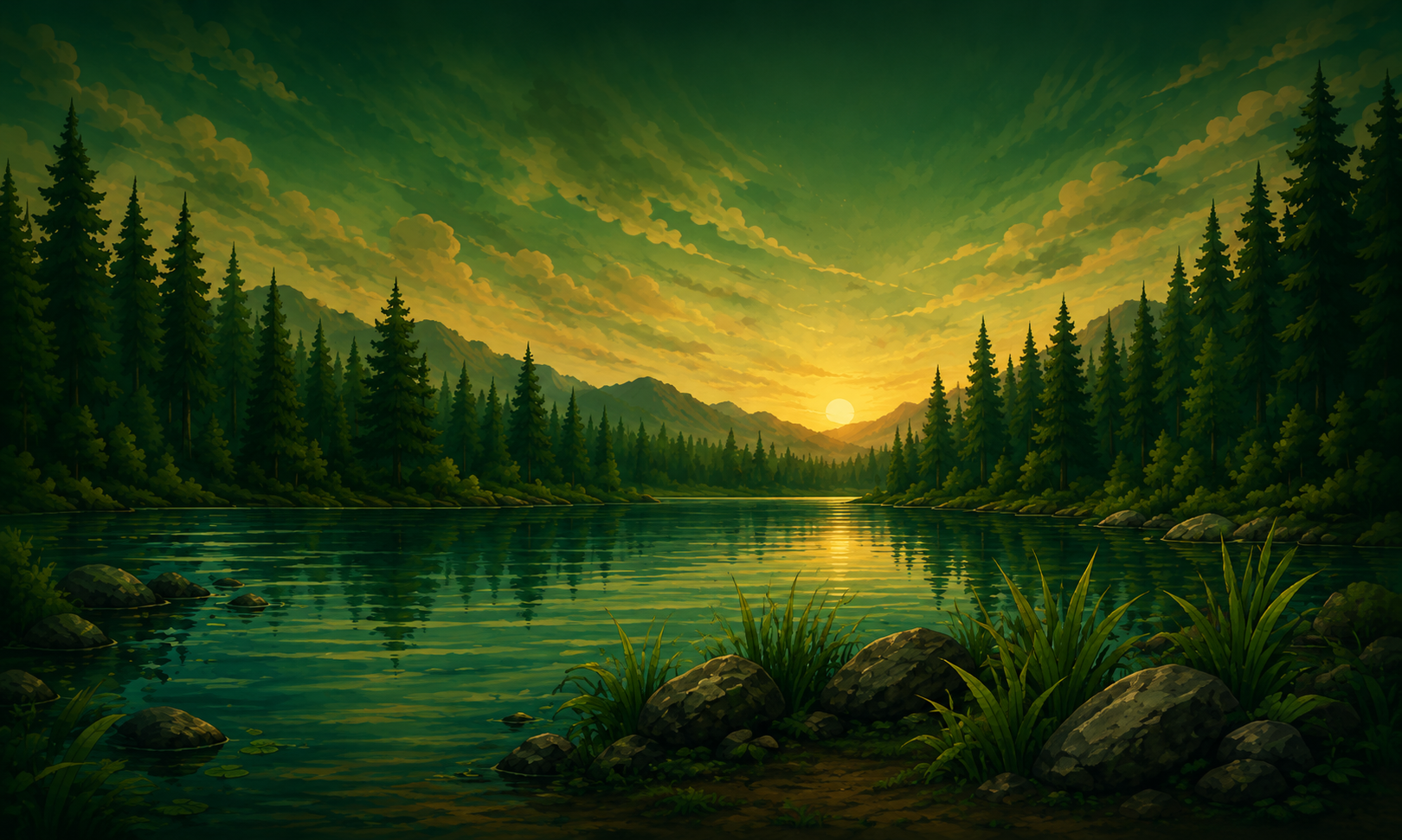 MAINEY Capybara Forest Background